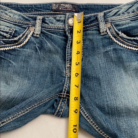 Silver Jeans Aiko Low Straight blue denim jeans 30 - Picture 10 of 14